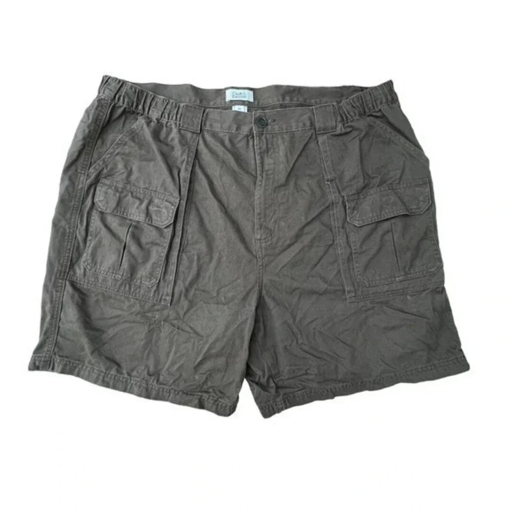 Croft and Barrow 7.5 inch‎ Cargo Shorts Classic Fit Side Elastic Waist